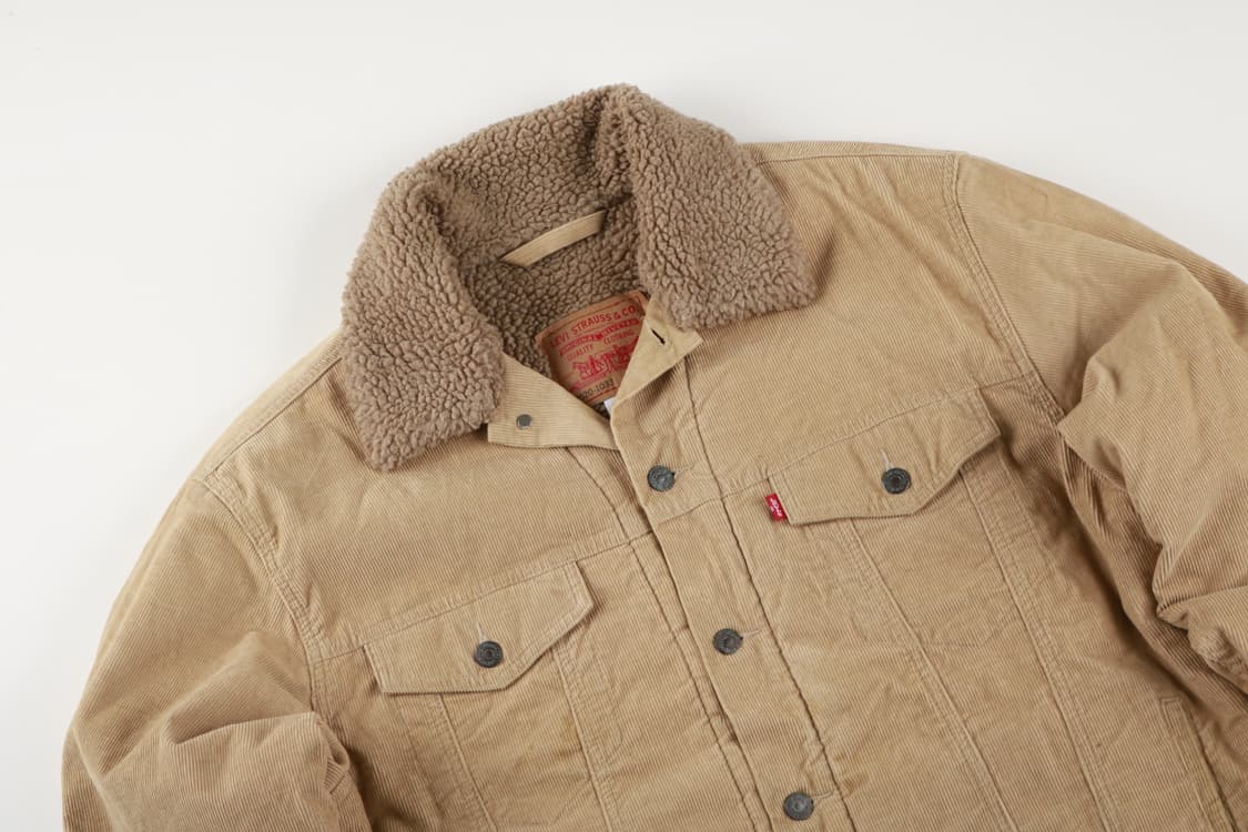 [L] 리바이스 코듀로이 쉐르파 트러커 자켓 상품이미지2