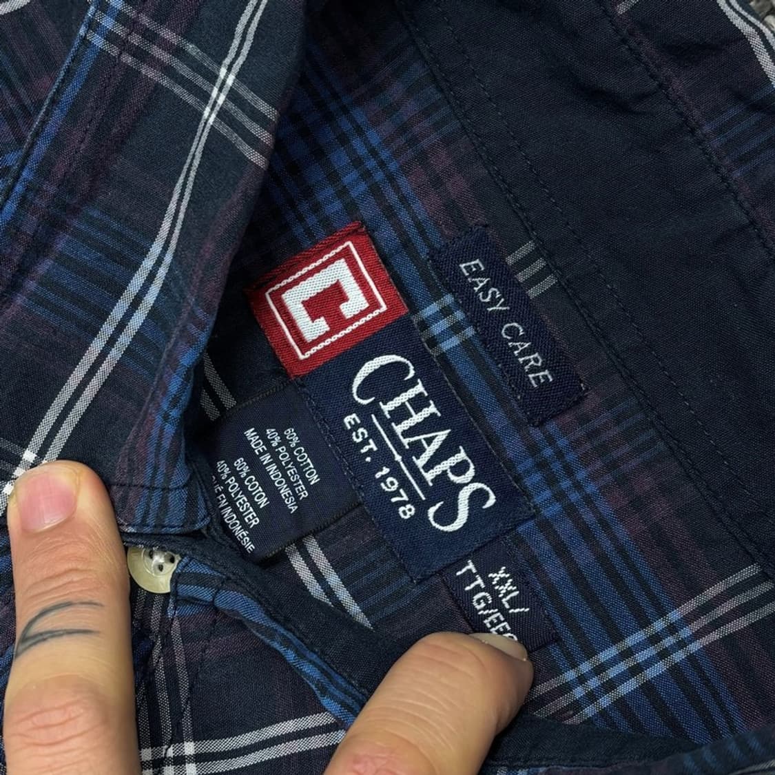 챕스 랄프로렌 체크 셔츠v0376 상품이미지6