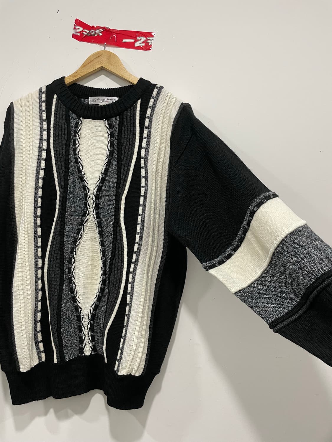 (빈티지) Giorgio Ferrari 케이블 니트 상품이미지6