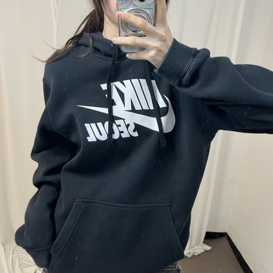 Nike black hoodie 상품이미지3