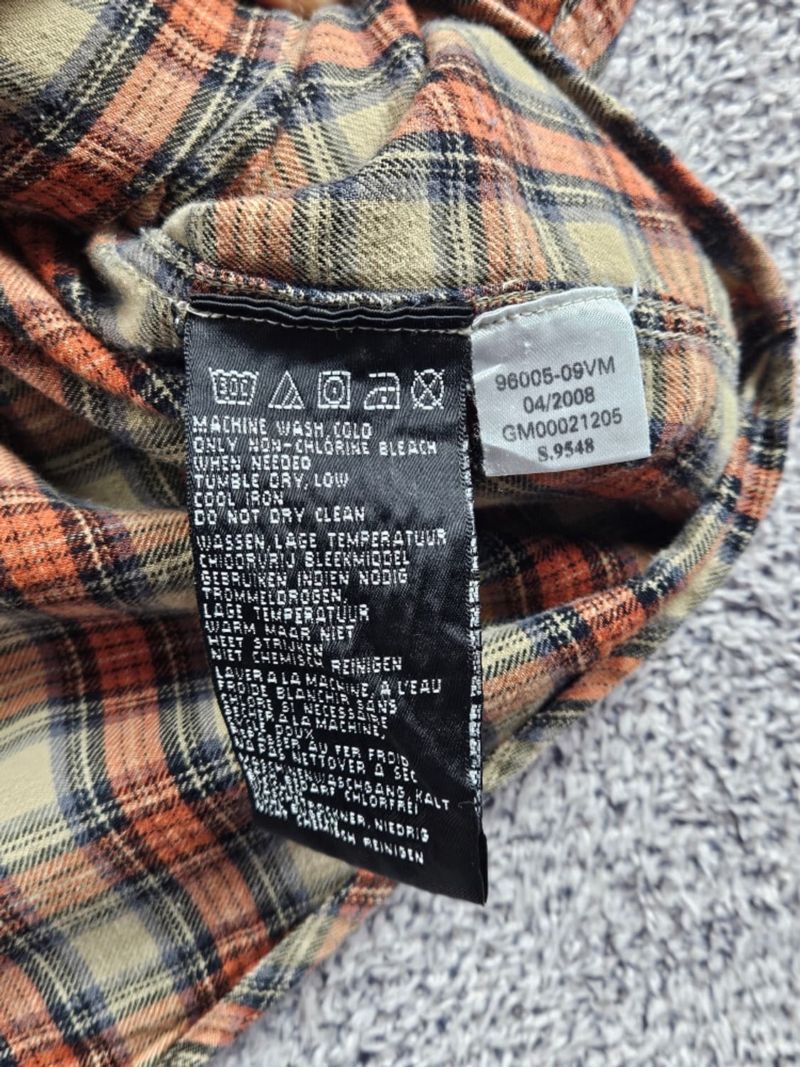 할리데이비슨 체크 패턴 포켓 바이커 셔츠 ( 3XL ) / 11111 상품이미지10