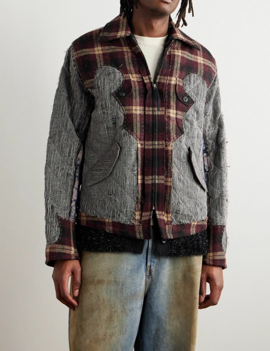 메종 마르지엘라 pendleton embroidered jacket 상품이미지8