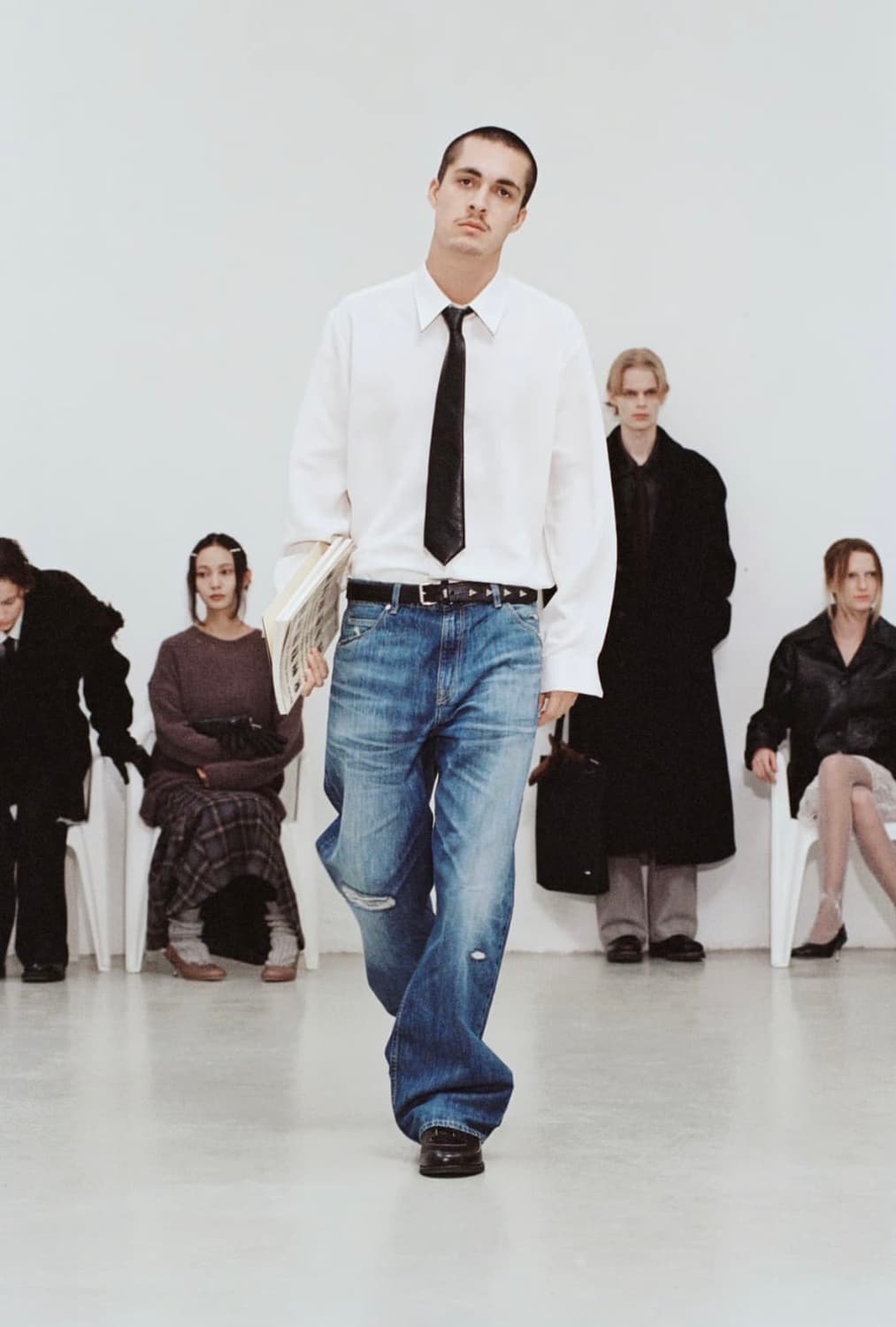 아워레가시 레더 넥타이  상품이미지2