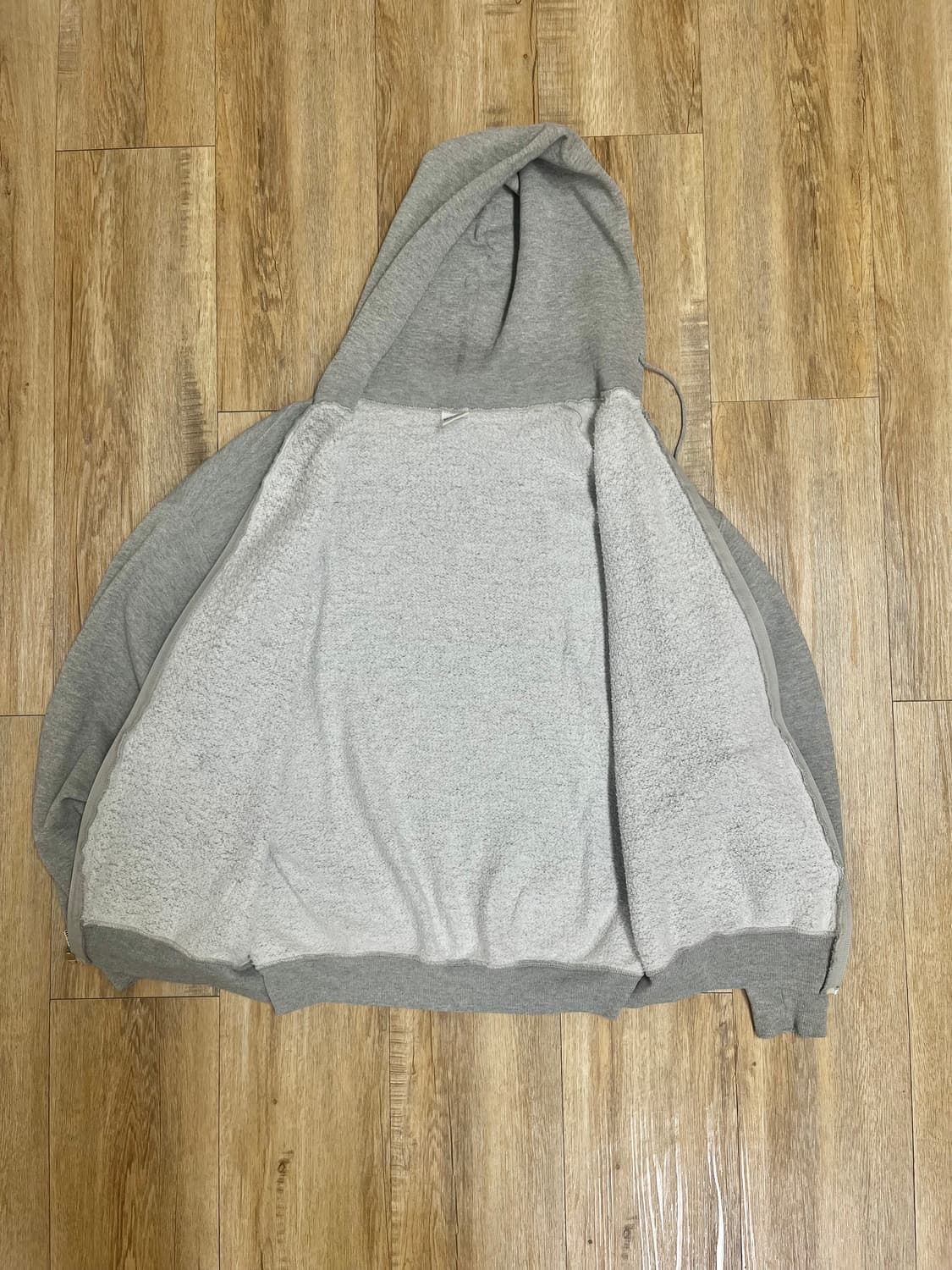 90's 러셀 애슬레틱 그레이 후드집업 상품이미지2