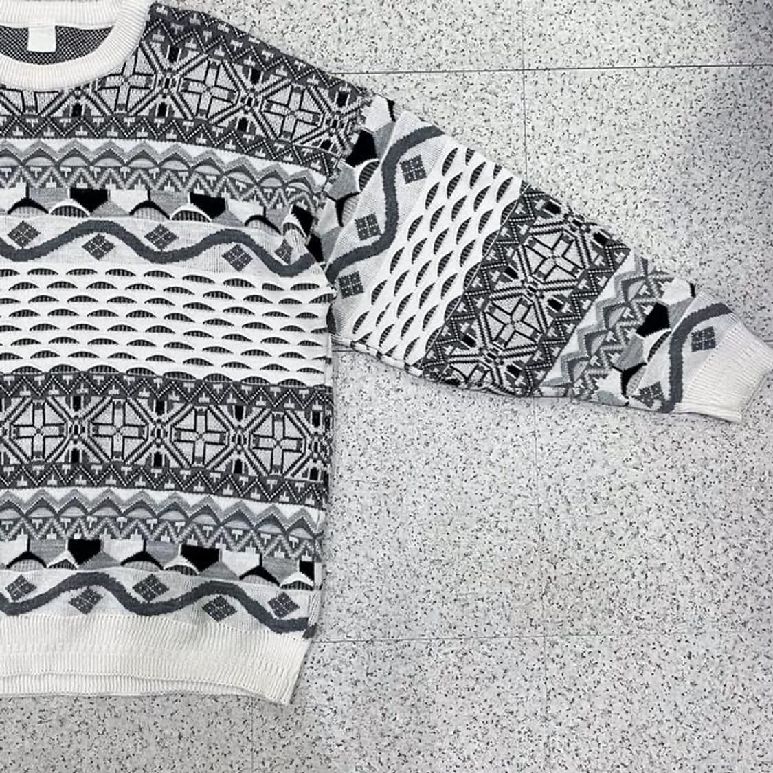 90's 입체 니트 (XL)  상품이미지2