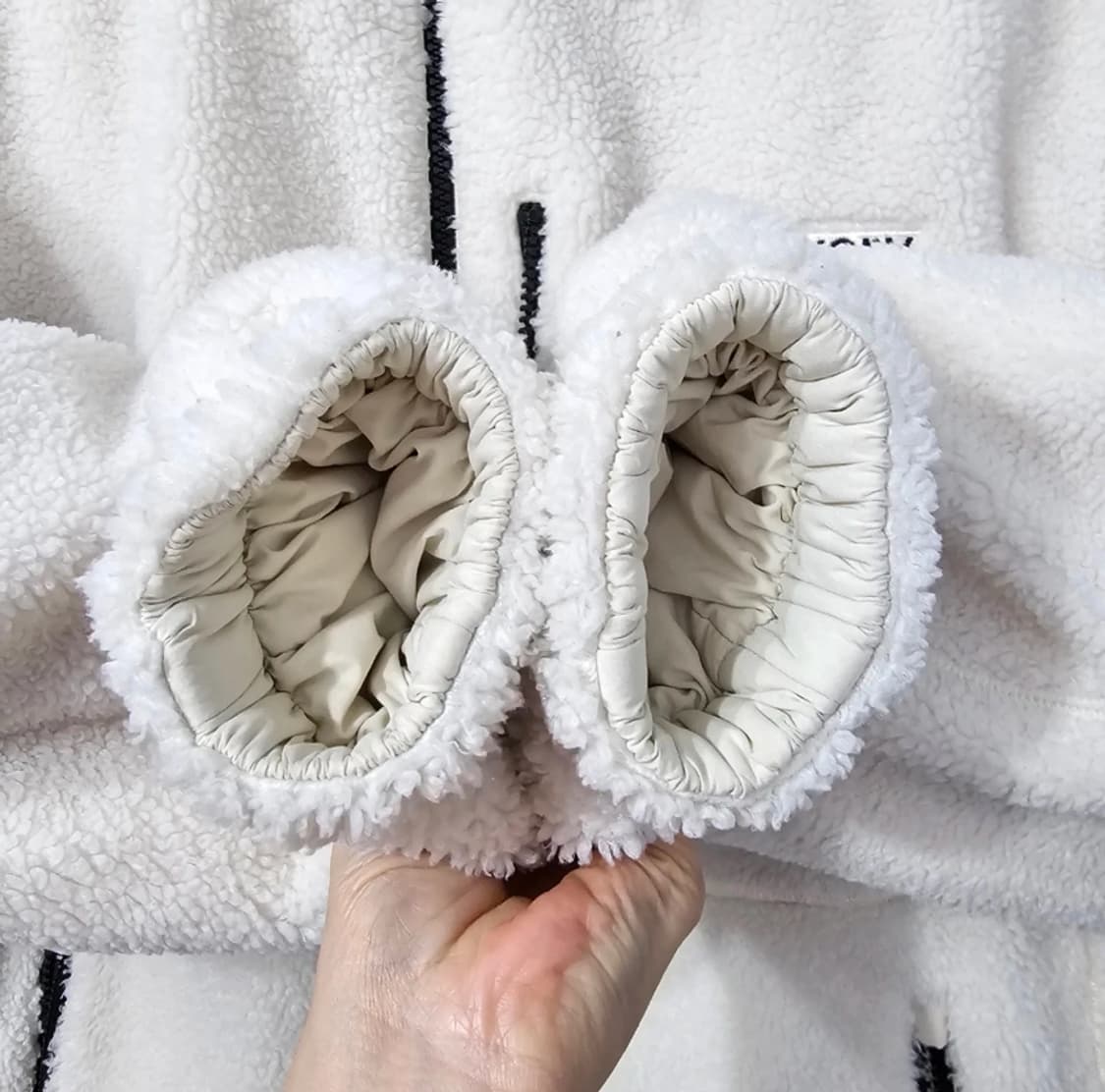 디스커버리 리버시블 플리스 패딩 자켓 100 상품이미지8