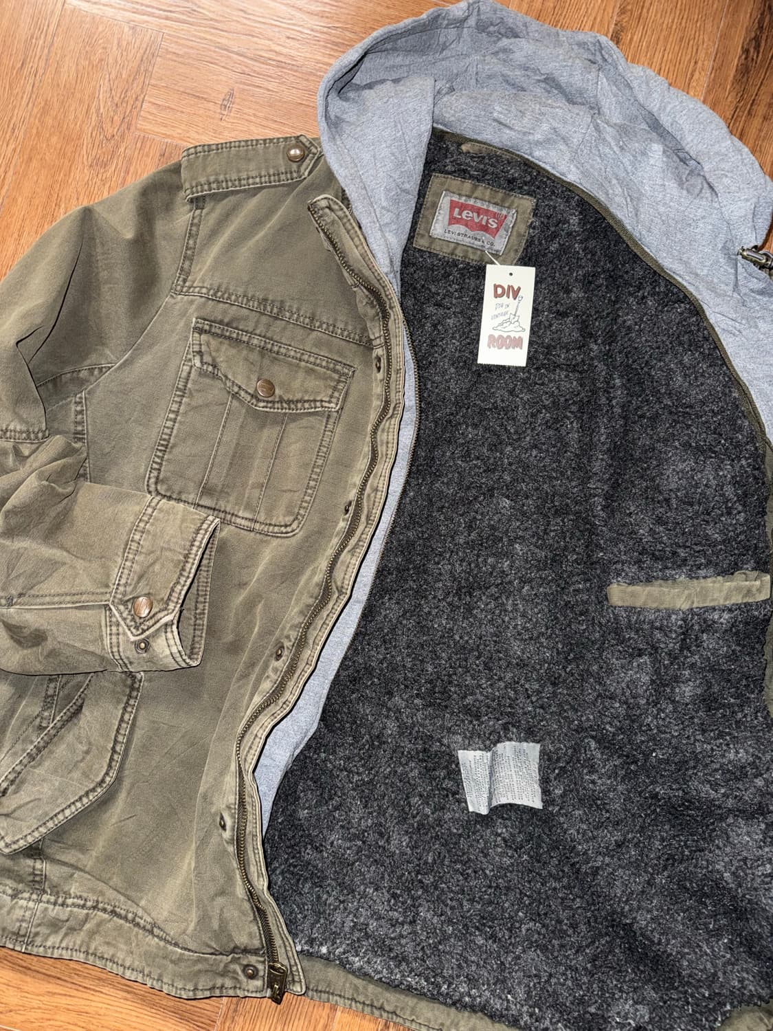 리바이스 후드 워크 트러커자켓 상품이미지5