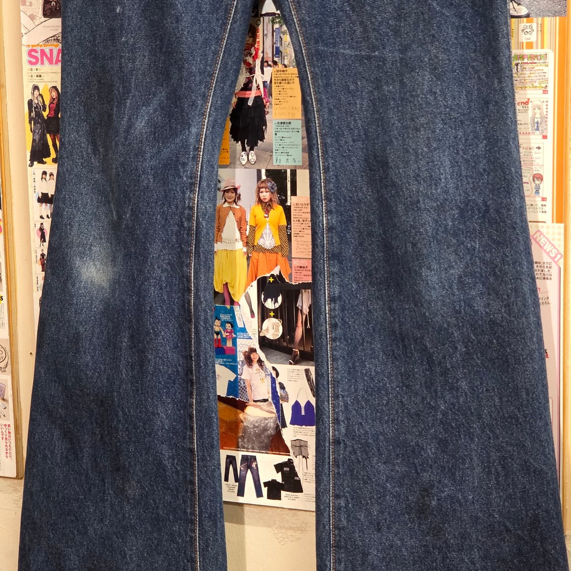 JPN 밥슨 진청 플레어 데님 팬츠 상품이미지7