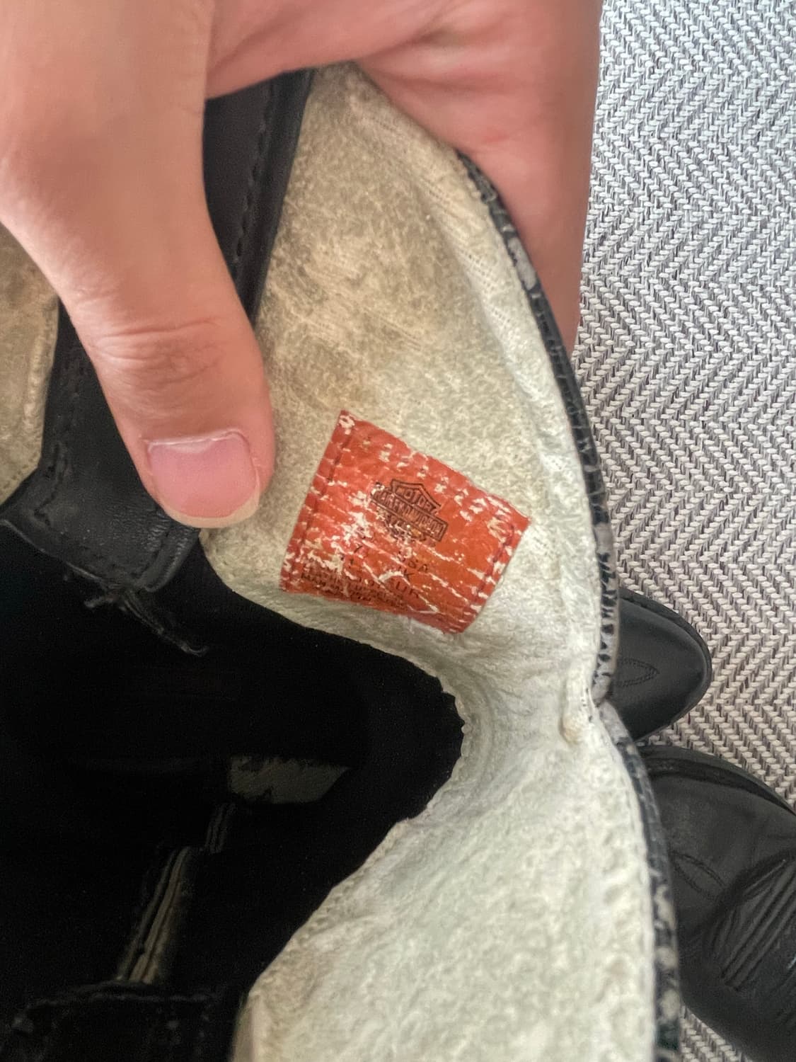 할리데이비슨 웨스턴 레더 부츠 상품이미지7