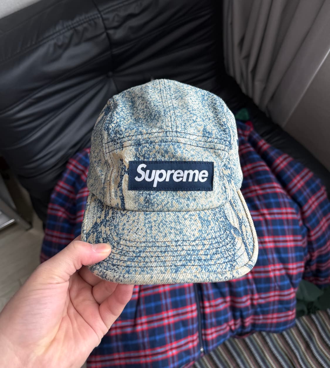 슈프림 데님 스네이크 캠프캡 상품이미지1
