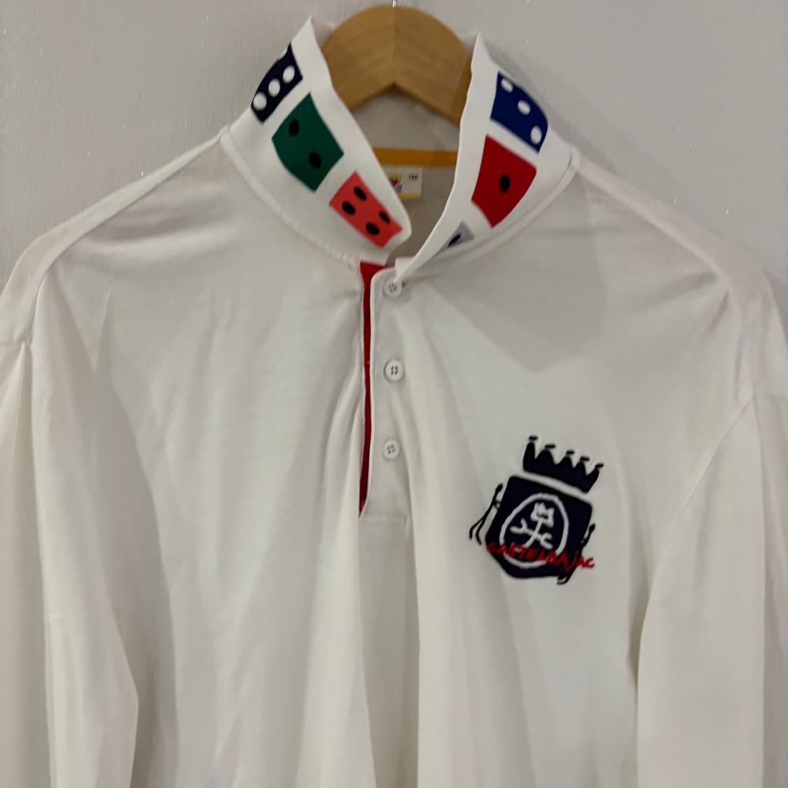 까스텔바쟉 화이트 긴팔 폴로티 105 상품이미지2