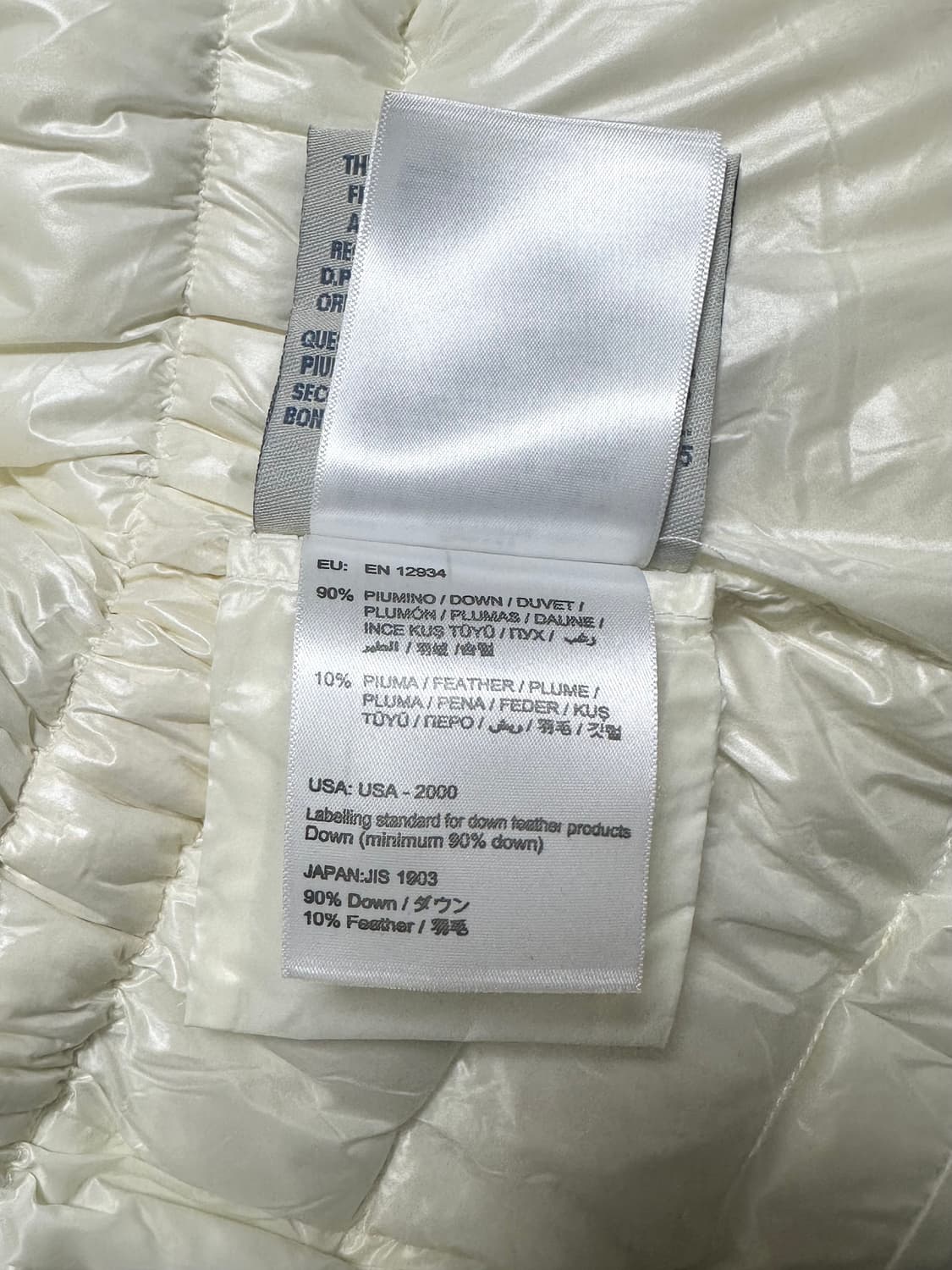 몽클레어 패딩 가디건 아이보리 퍼 트리밍 상품이미지9