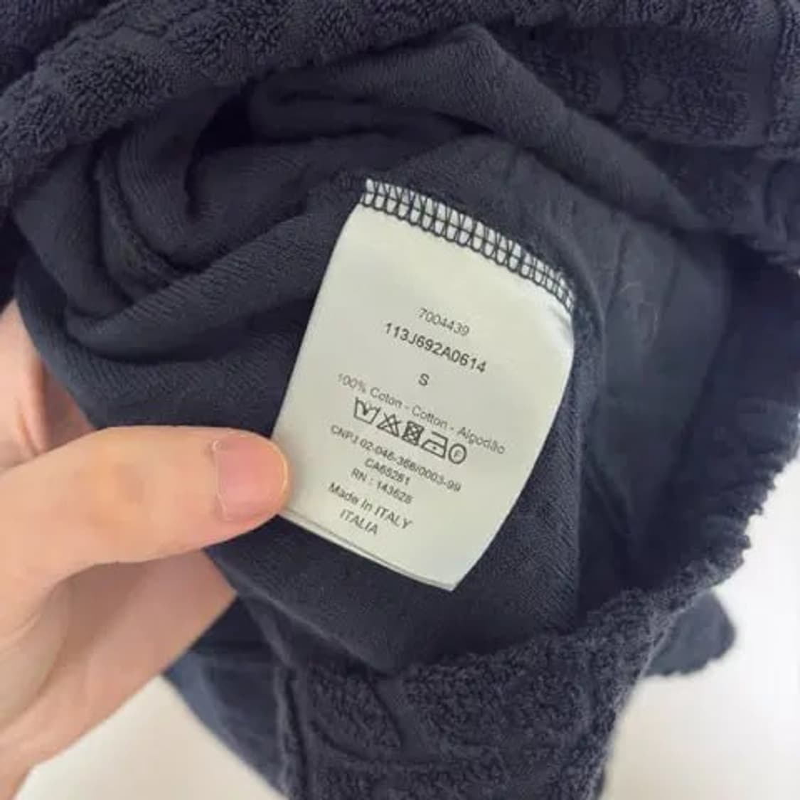 [S] 디올 오블리크 테리 반팔티 상품이미지3