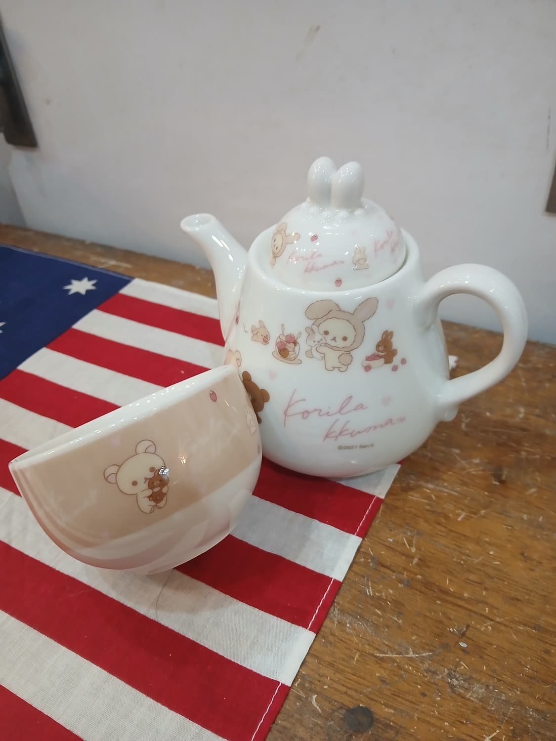 리락쿠마 찻잔,티팟셋트 상품이미지1