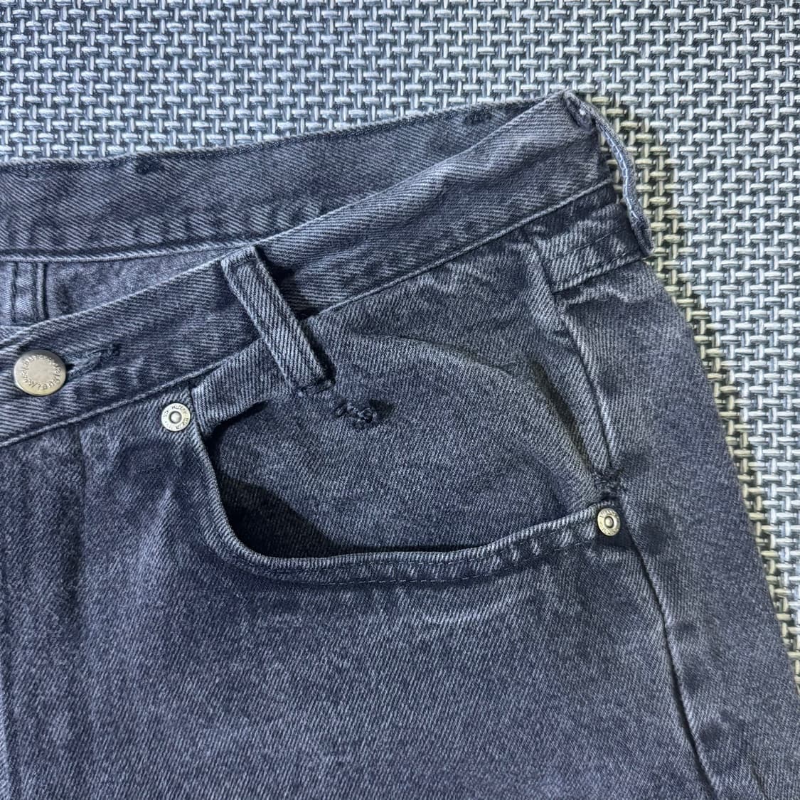 Wrangler 블랙 하프 데님(34/kold_7877) 상품이미지5