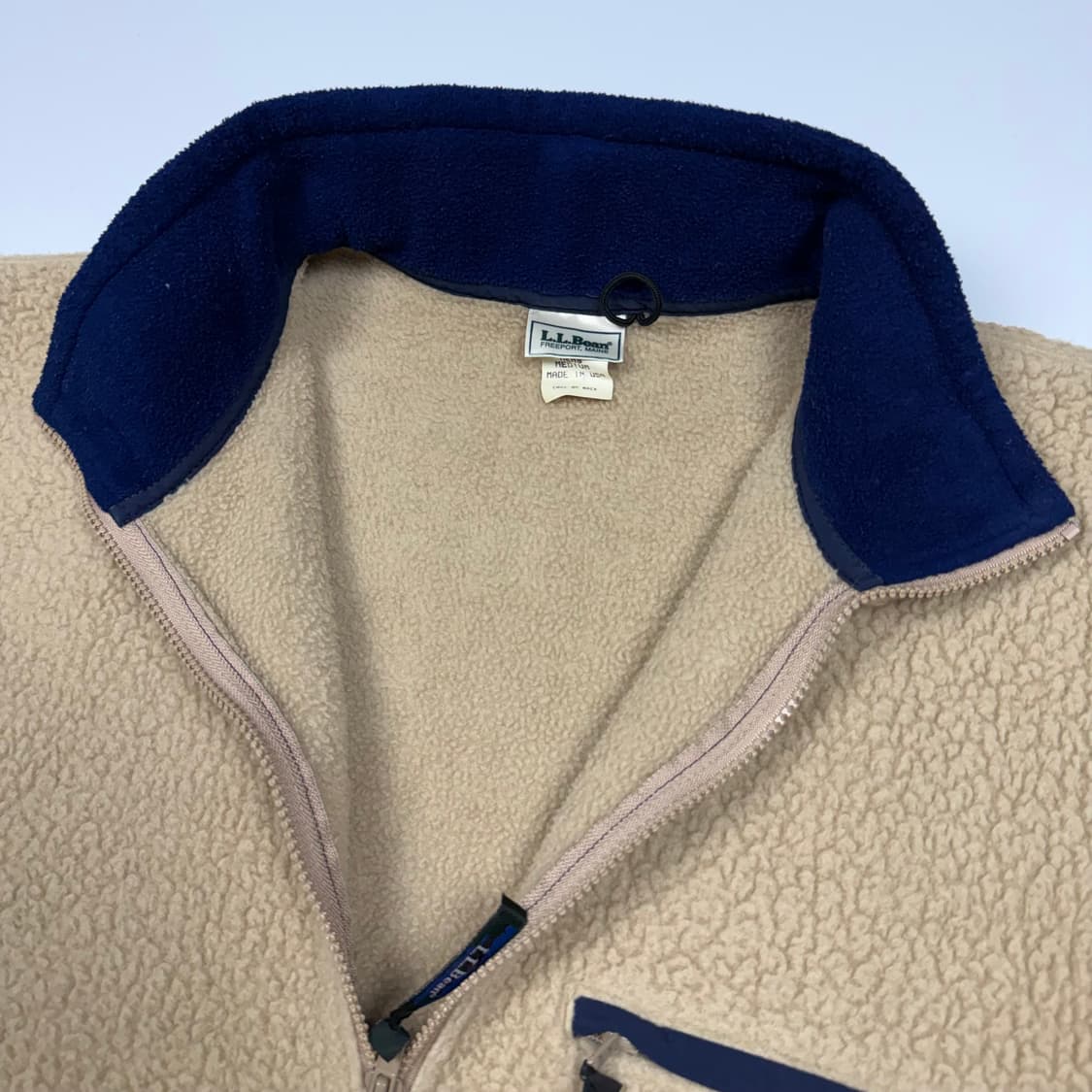 (105) 80s 엘엘빈 플리스 풀오버 내추럴 상품이미지6