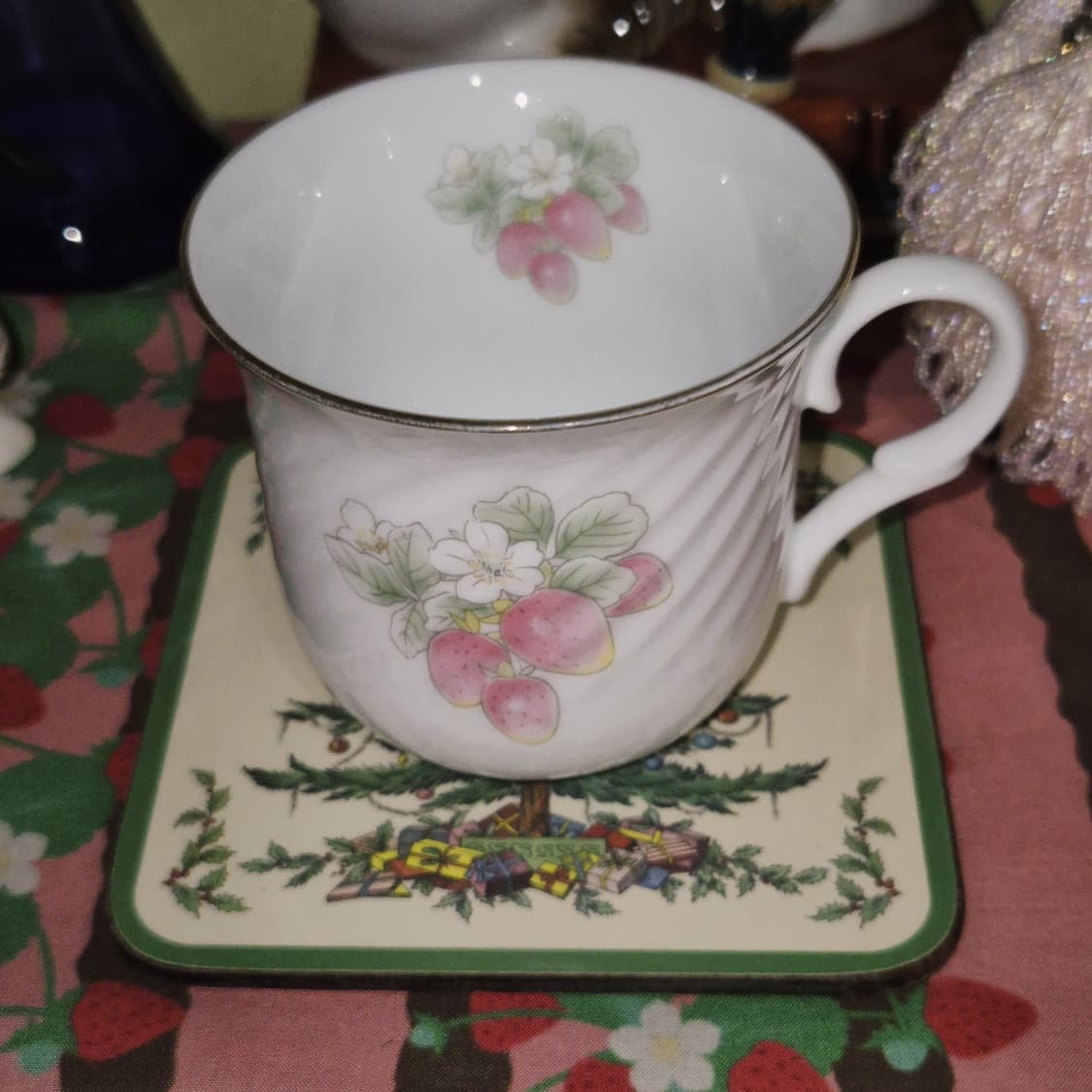 70s 영국 핌피넬 오리지널 크리스마스 코스터 6p 세트 상품이미지8