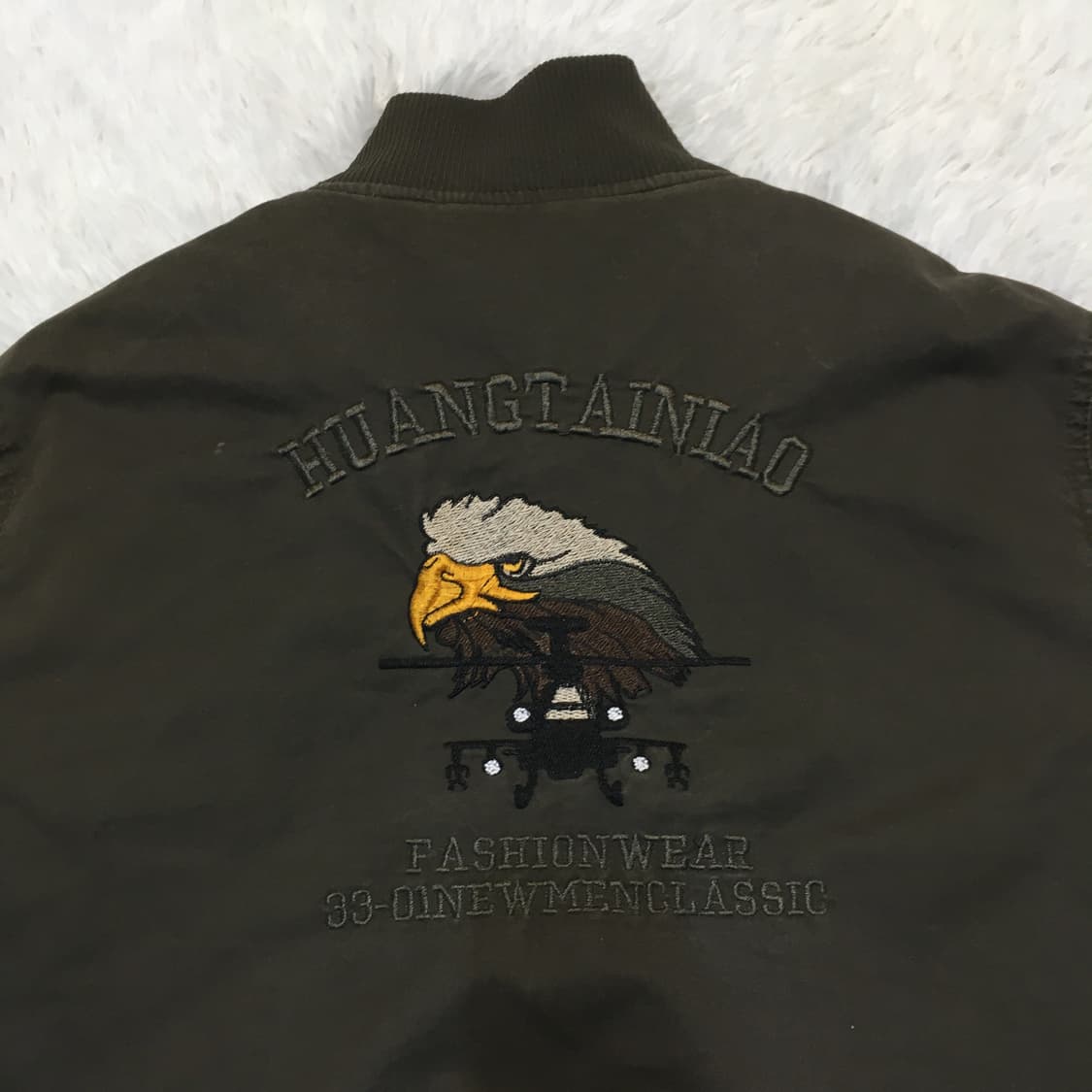 빈티지 브라운 더 이글 미군 점퍼 y2k 스트릿 갸루 펑키 일본빈티지 상품이미지5