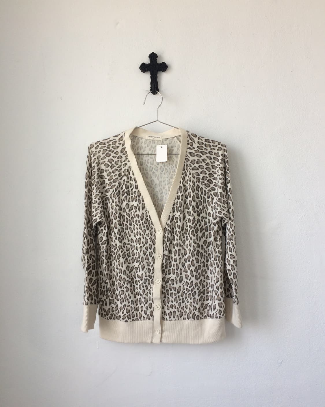 Leopard pattern cardigan 상품이미지2