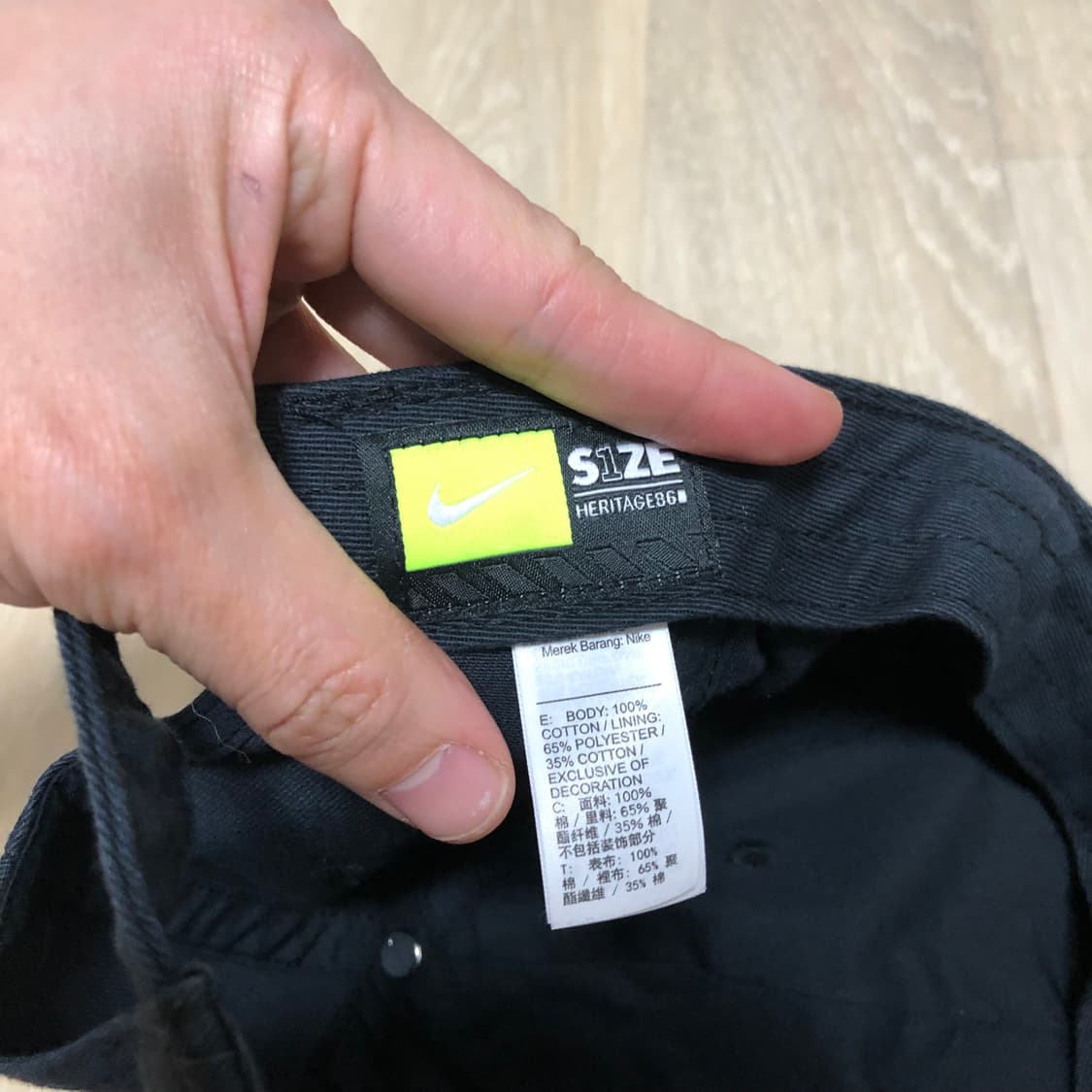 (OS) 나이키 NIKE 헤리티지 86 스우시 볼캡 블랙 3종 상품이미지4