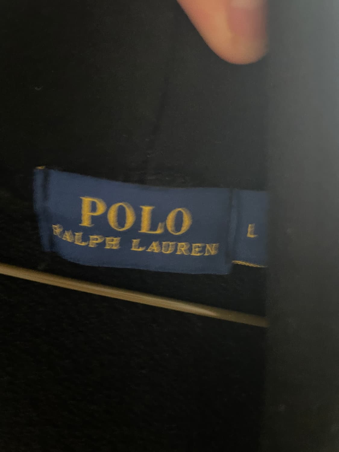폴로 랄프로렌 후드집업 블랙L 상품이미지2