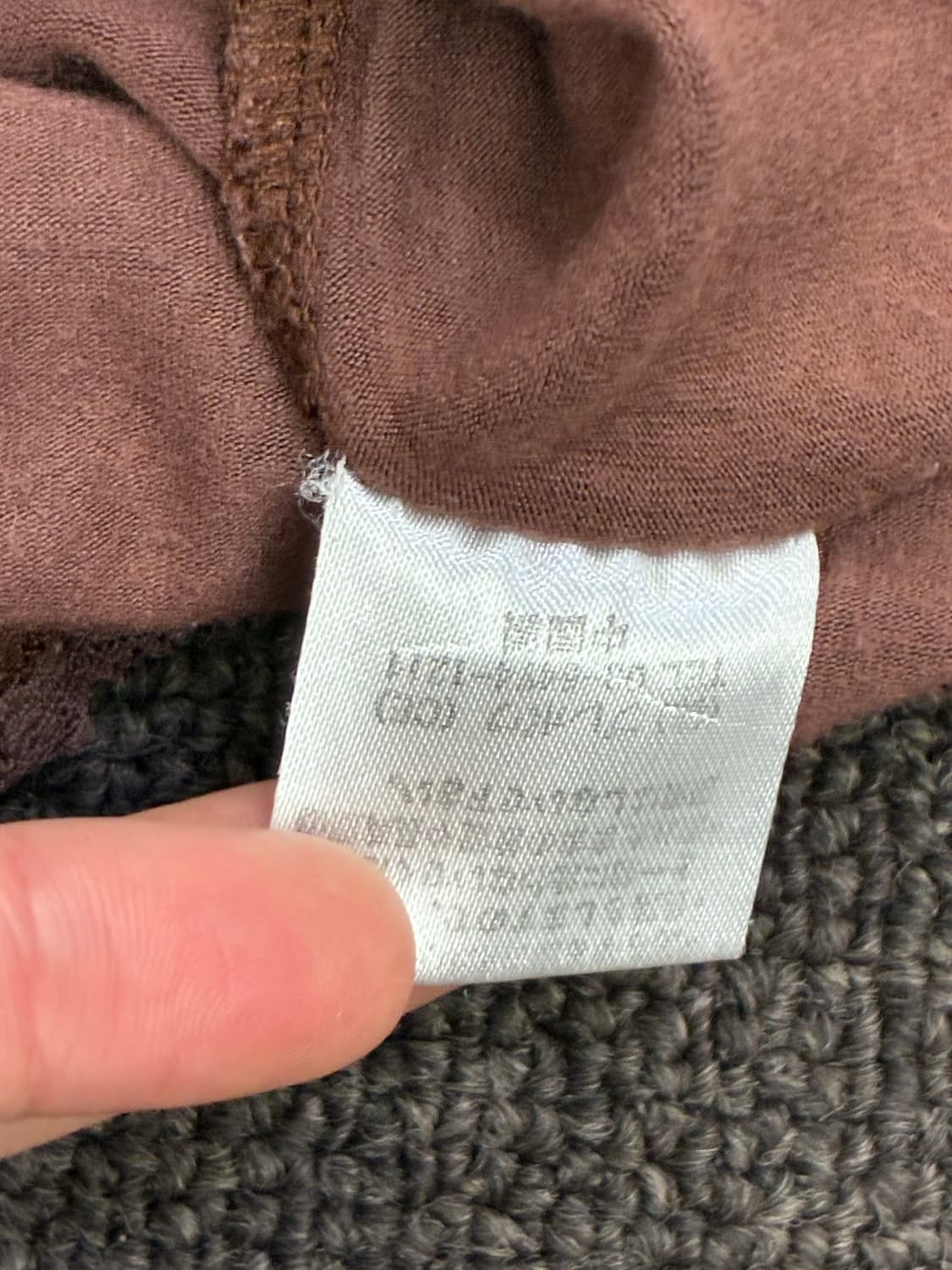 M)Japanese vintage 여성 레이스 디테일 갈색 슬리브리 상품이미지6