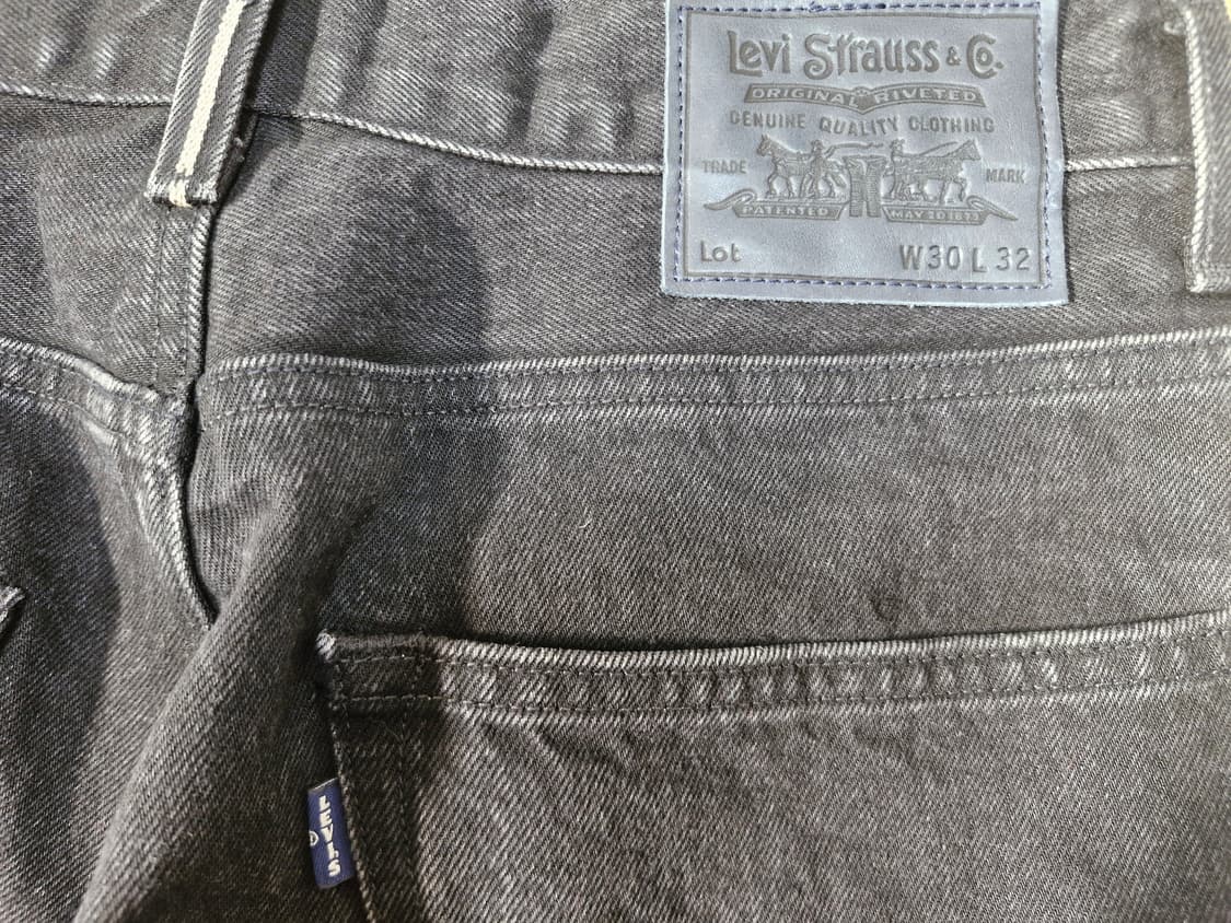 리바이스 블루탭 마커루즈진 블랙 W30L32 판매합니다 상품이미지6