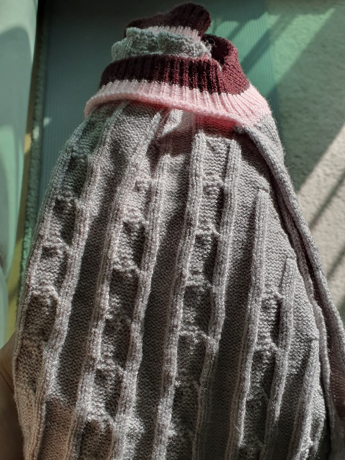 [빈티지] 회색 볼레로 니트재질 상품이미지6