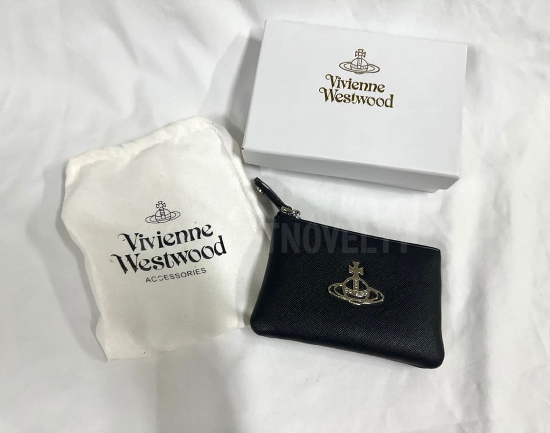비비안 웨스트우드  동전지갑 파우치지갑 블랙 무료배송 ​ ​ 상품이미지1