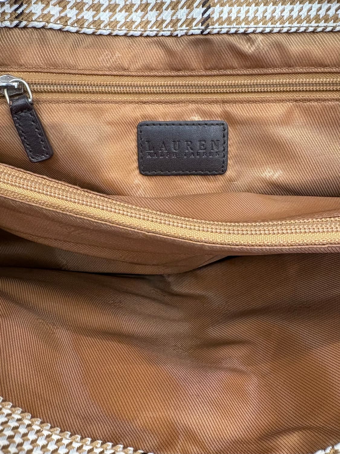 폴로 랄프로렌 체크 토트백  상품이미지8