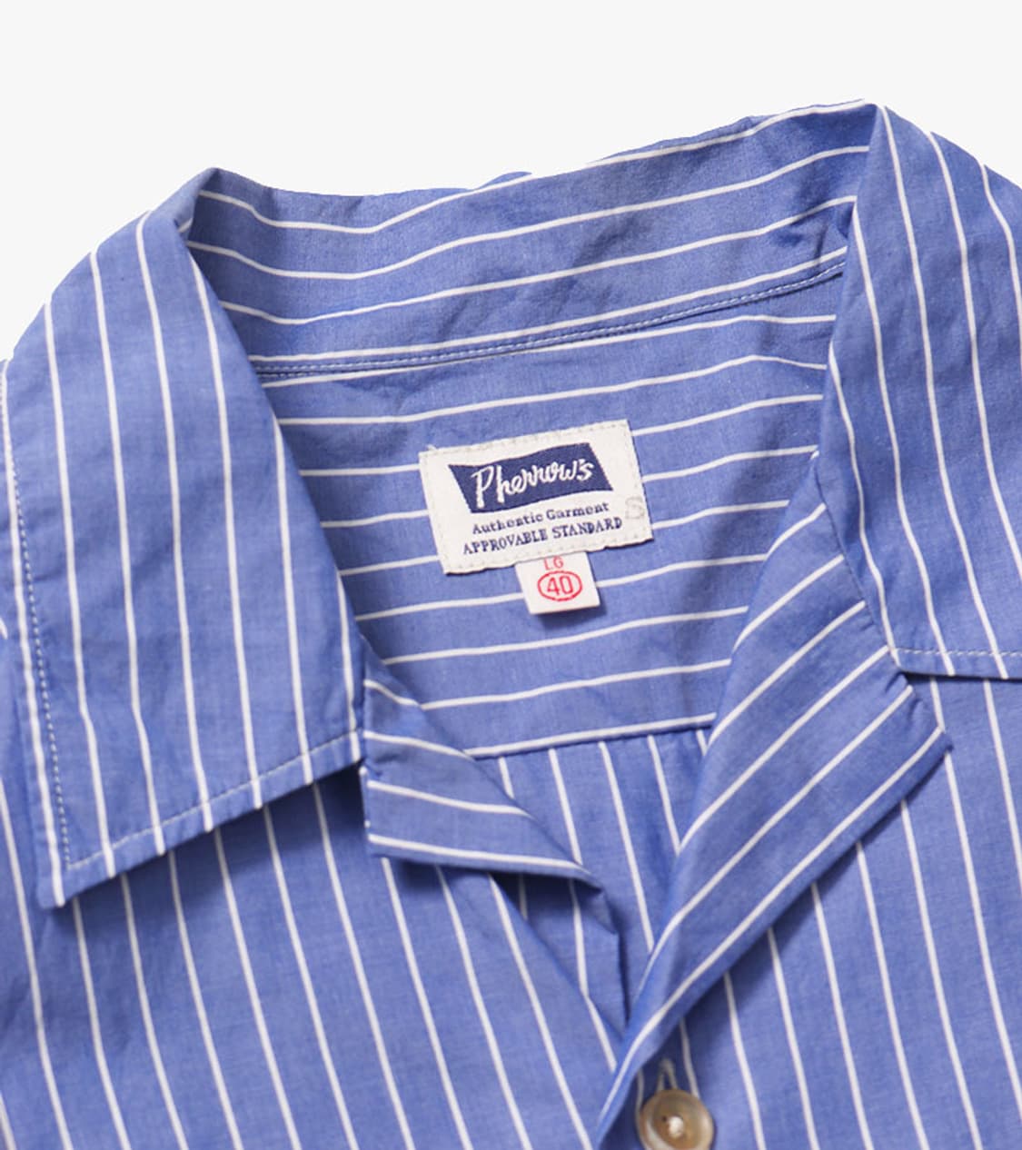 PHERROW’S - STRIPE WORK SHIRT 상품이미지3