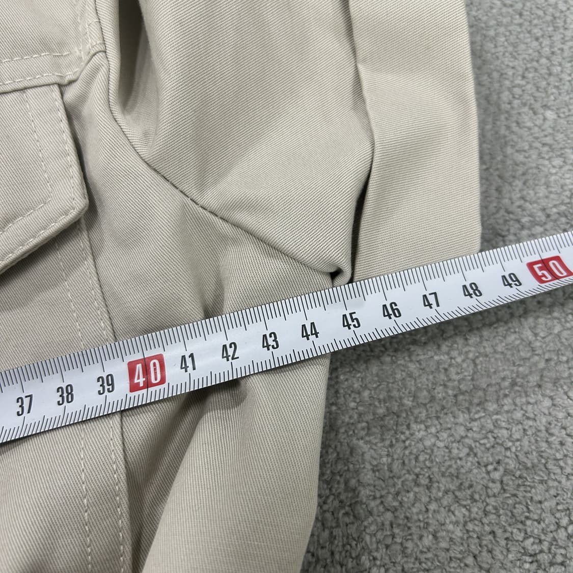 버버리 베이지 반팔 트렌치 원피스 s 상품이미지4