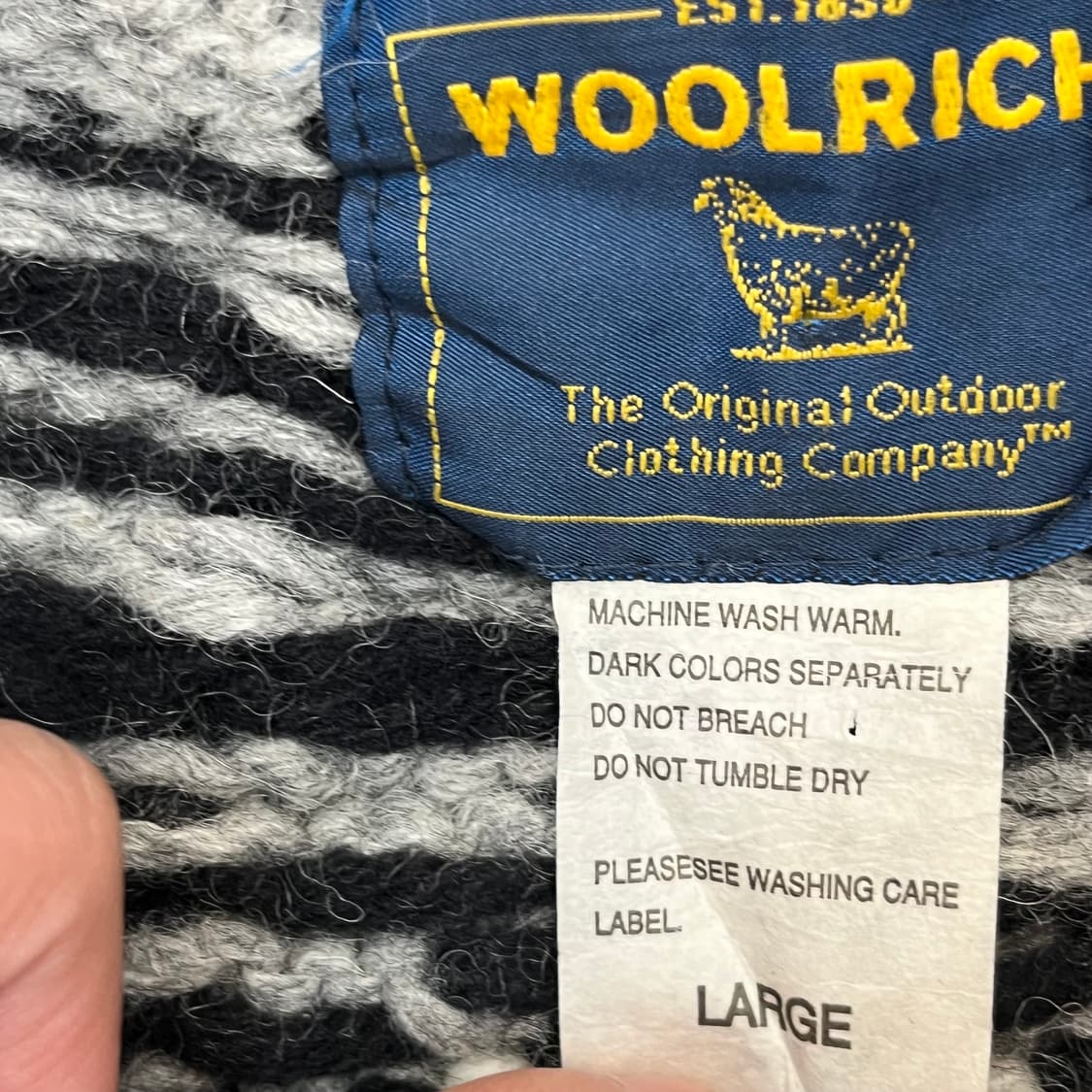 WOOLRICH 울리치 남성 니트 (L) 상품이미지3