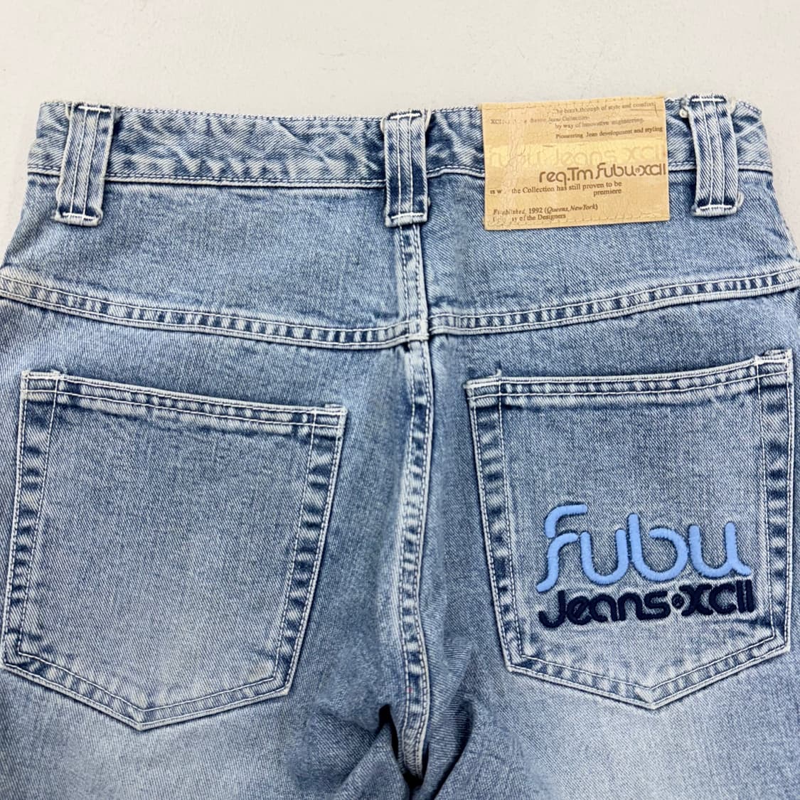 FUBU 후부 워싱 올드스쿨 데님팬츠 상품이미지5