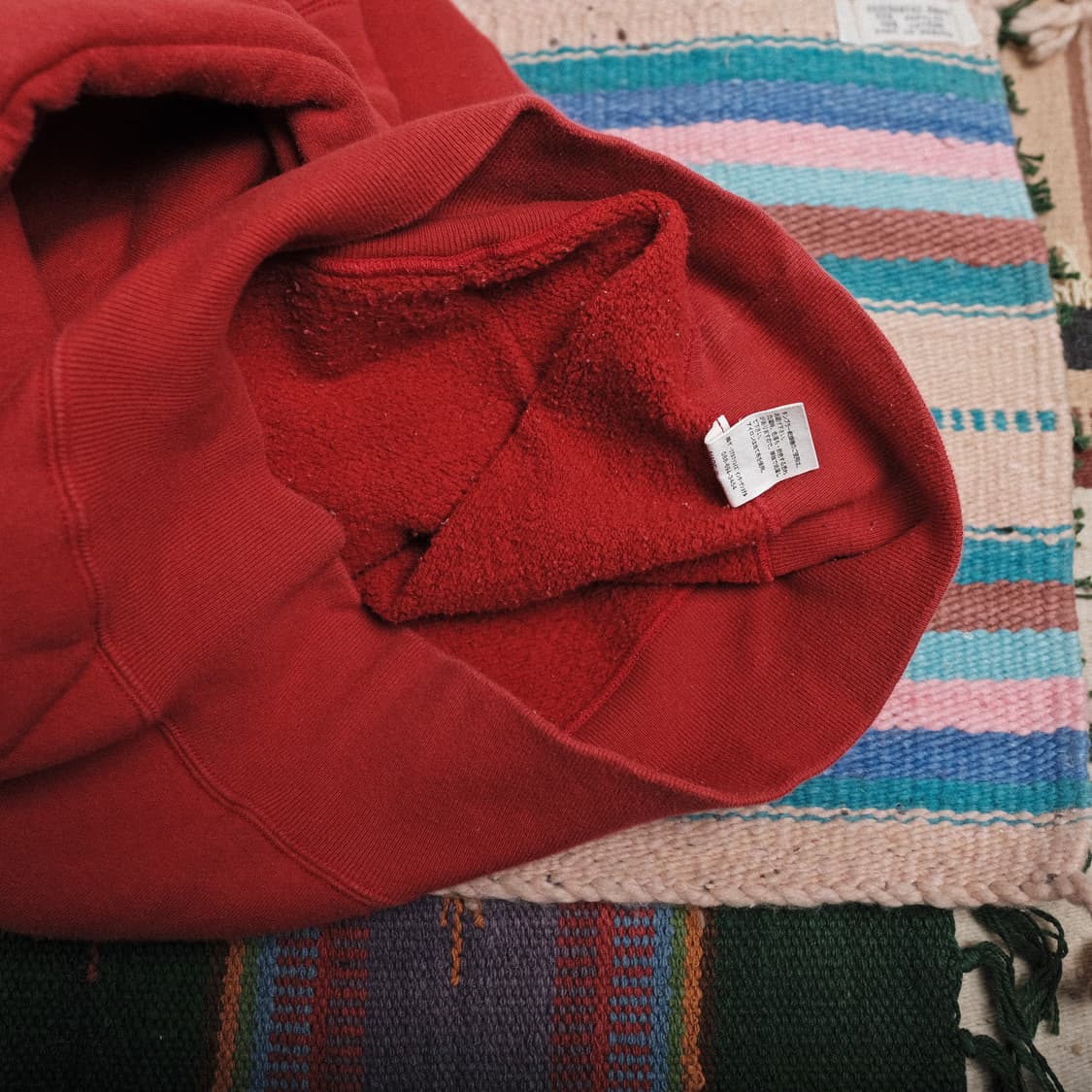 리얼맥코이 인디언 패치 헤비 스웻 후디 36사이즈 (추천 44-55) 상품이미지10