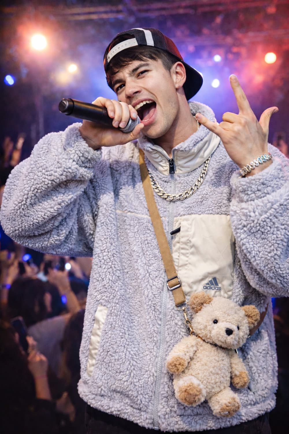 adidas 리버서블 패딩 & 쉐르파 플리스 자켓 - 상태우수 상품이미지1