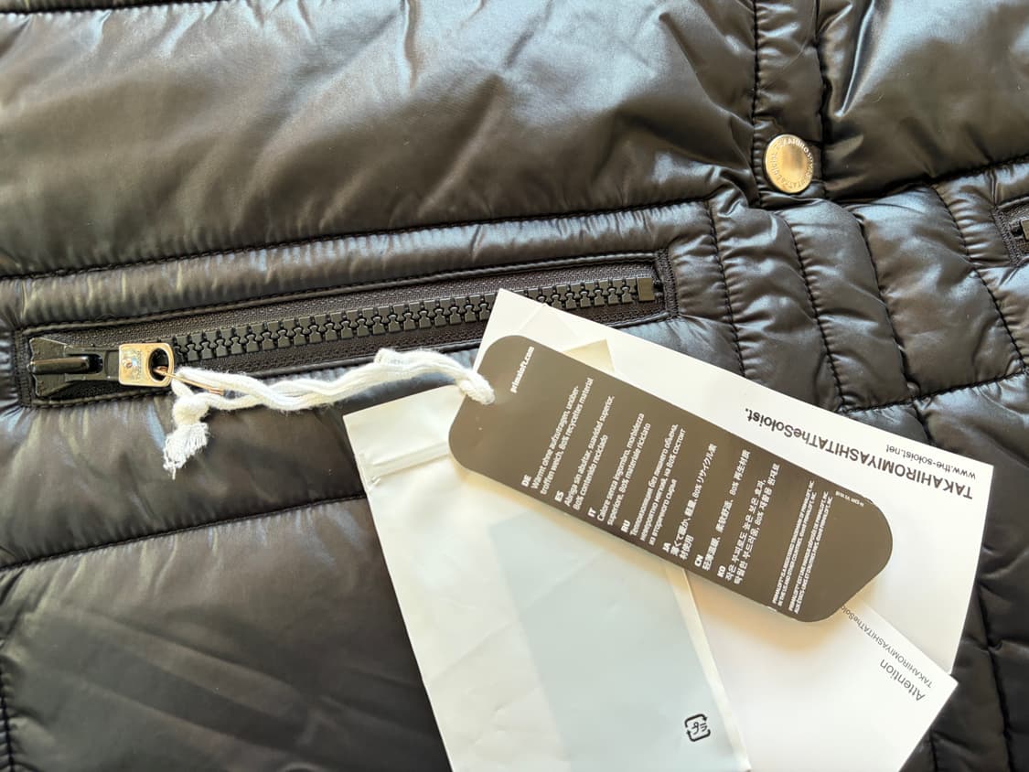 타카히로미야시타 더 솔로이스트 20fw 메디컬 푸퍼 코트 패딩 블랙 상품이미지5