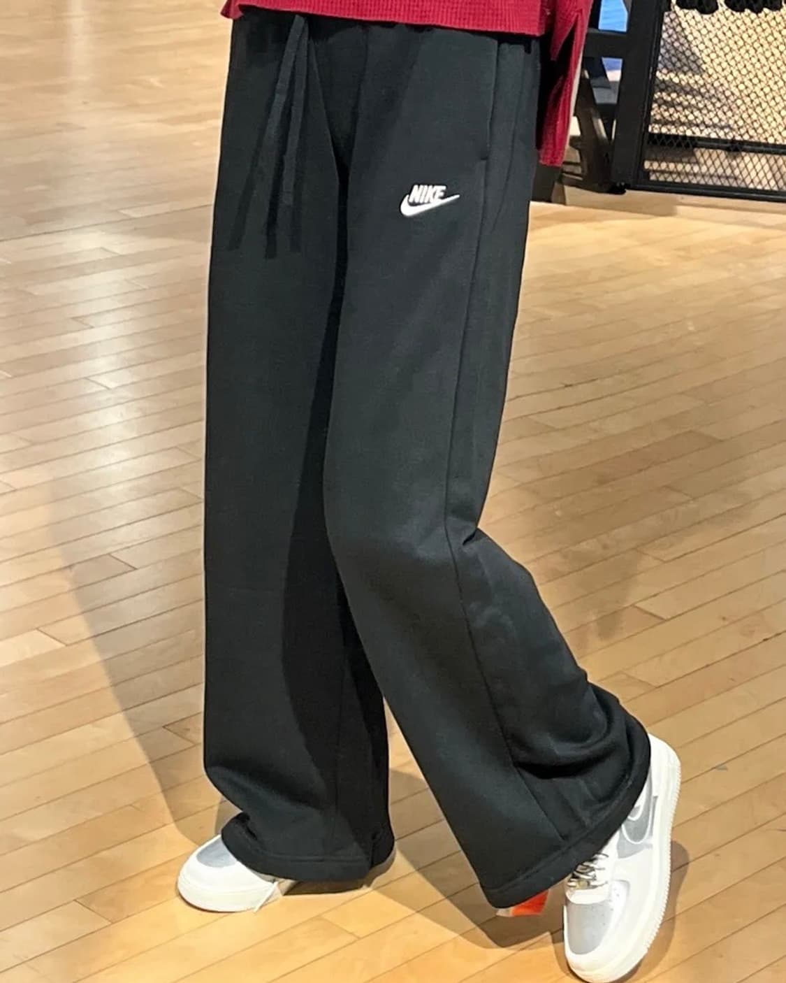 나이키 와이드 스웻팬츠 면 코튼 바지 트레이닝 요가 런닝 헬스 M 95  상품이미지2