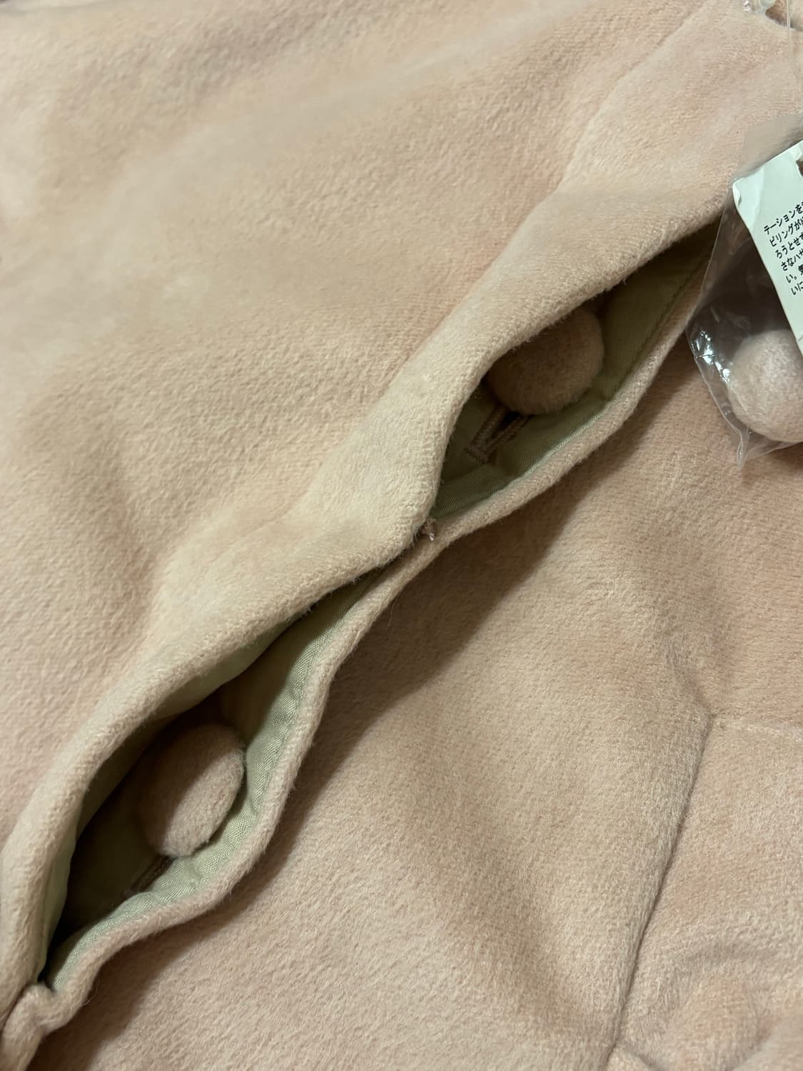 일본빈티지 딸기우유 히메갸루 핑크 리본 코트 상품이미지3