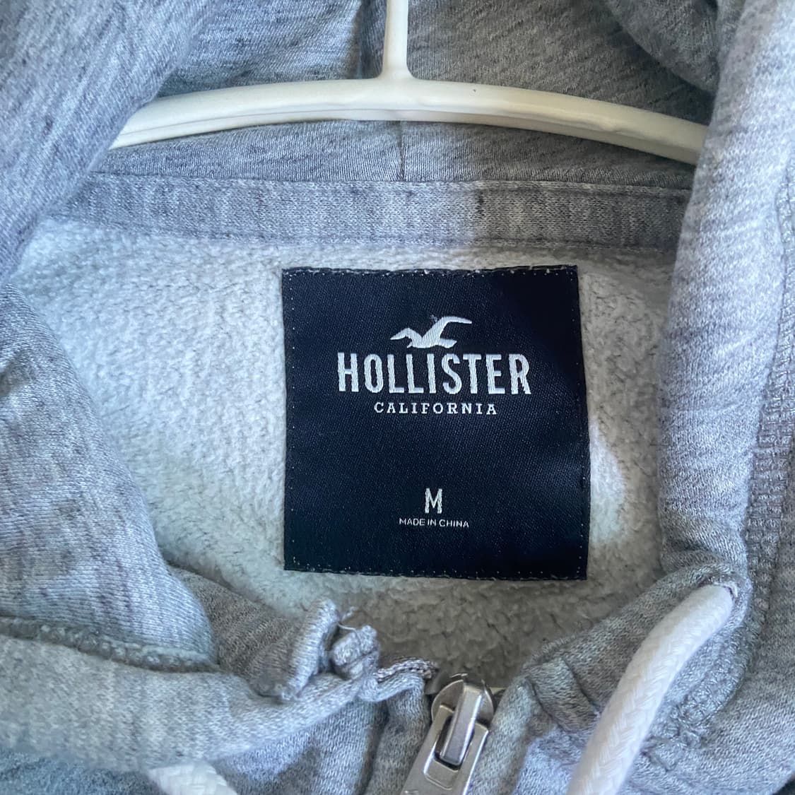 홀리스터 그레이 후드집업 상품이미지2
