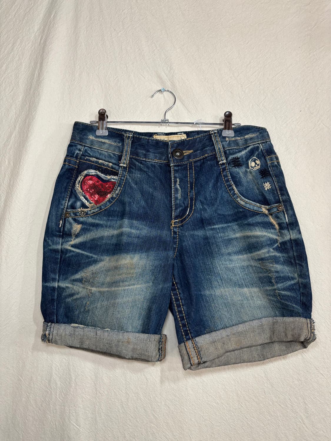 LOLITA JEANS 하트반바지 상품이미지1