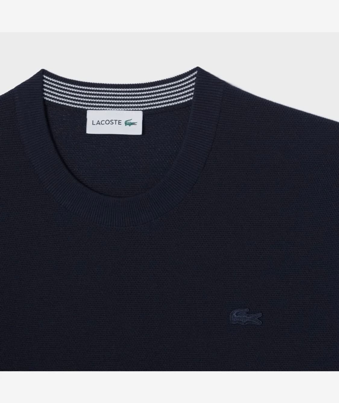 미개봉)동일라코스테 피케원단 긴팔티100-네이비 상품이미지1