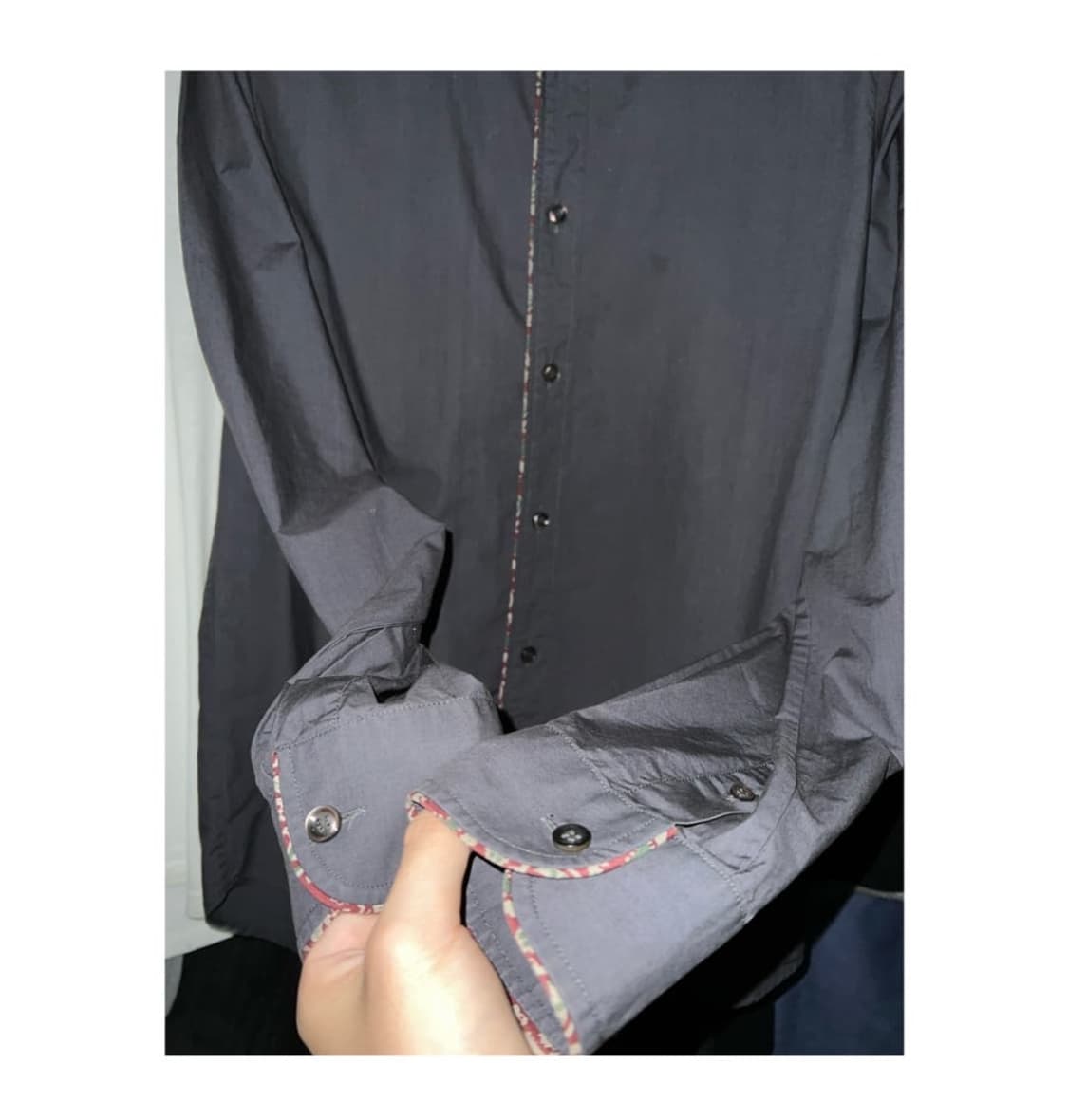 메종 마르지엘라 파이핑 셔츠 상품이미지4