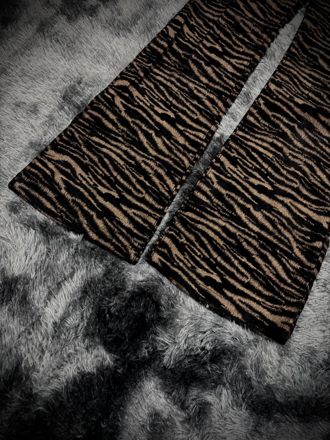 브라운&블랙 호피 송치 부츠컷 팬츠 상품이미지4