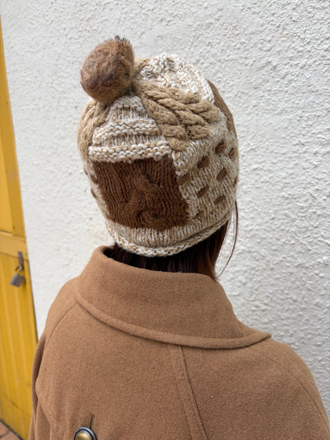 일본 빈티지 모리걸 방울 니트 비니 상품이미지7