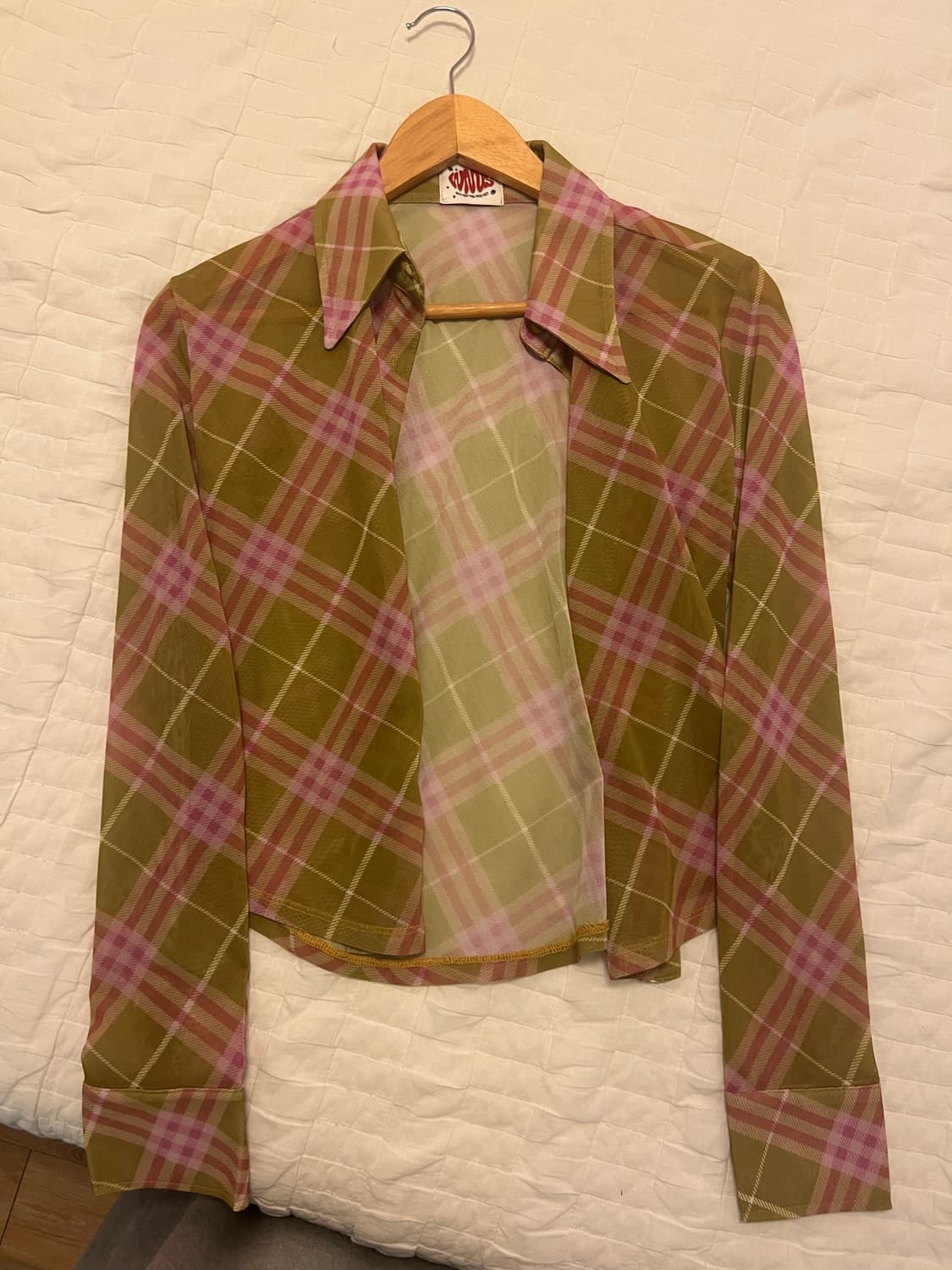 와이낫어스 메쉬 셔츠 닝닝셔츠 상품이미지2