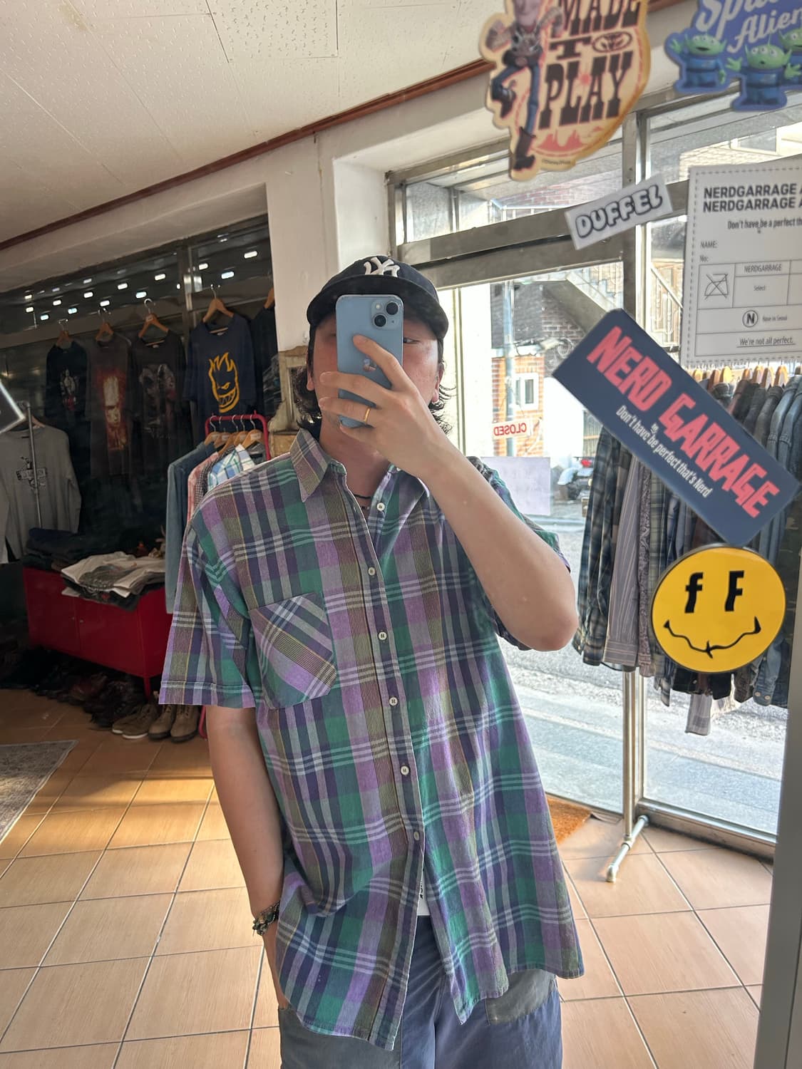 Vintage check shirts 상품이미지6