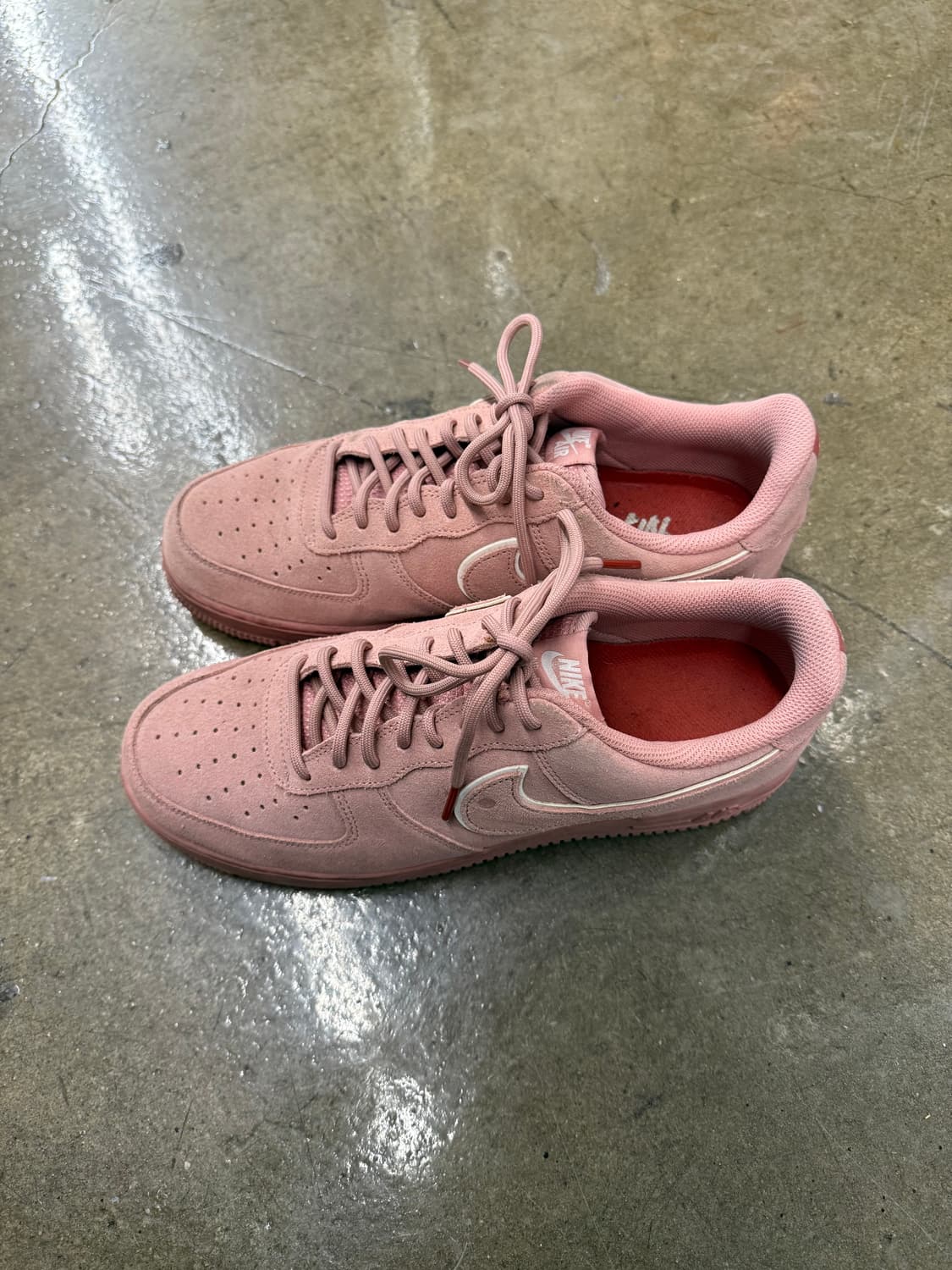 나이키 에어포스1 07 LV8 스웨이드 레드 275 상품이미지3