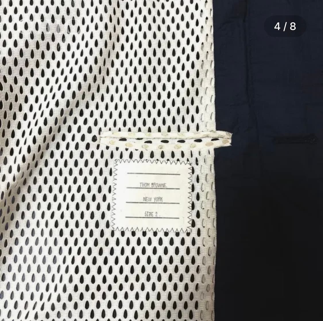 [톰브라운 사선완장 코트 (정품 / 한정판)] 상품이미지4