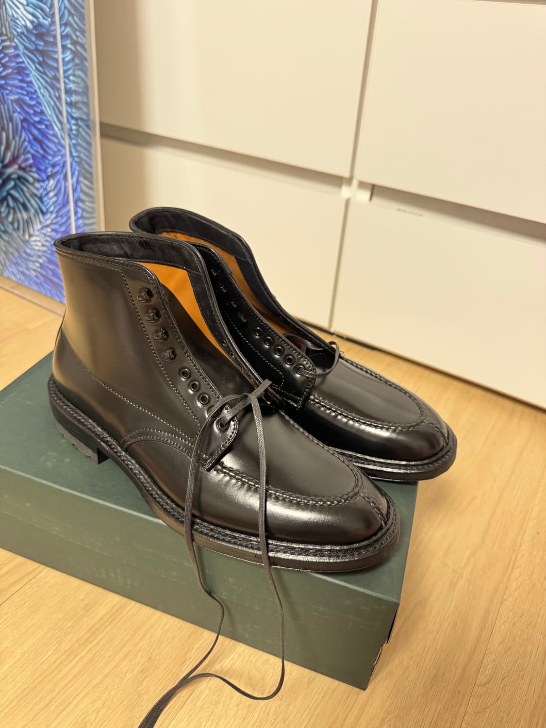 알든 alden 탱커 부츠 블랙 코도반 US 9.5D 상품이미지2